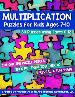 Couverture_Multiplication Puzzles for Kids Ages 7-10