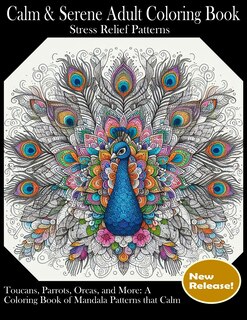 Front cover_Calm & Serene Adult Coloring Book