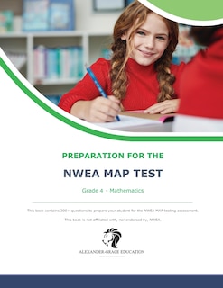 Couverture_NWEA Map Test Preparation - Grade 4 Mathematics