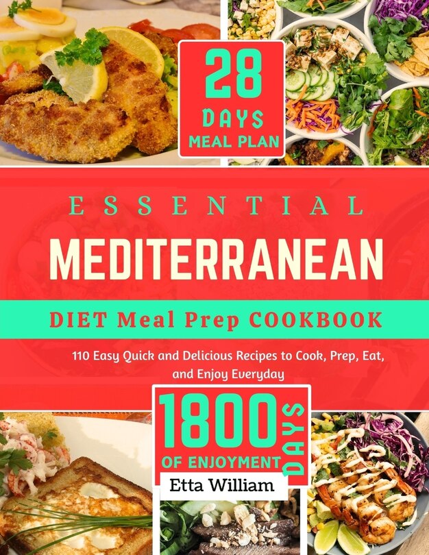 Front cover_Essential Mediterranean Diet Meal Prep Cookbook