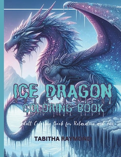 Front cover_Ice Dragon Coloring Book