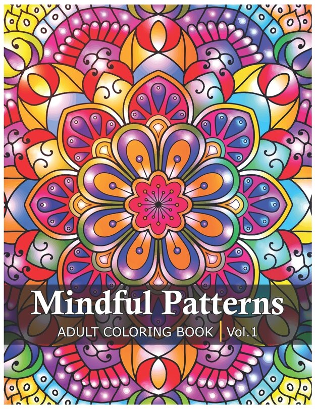 Front cover_Mindful Patterns Coloring Book for Adults