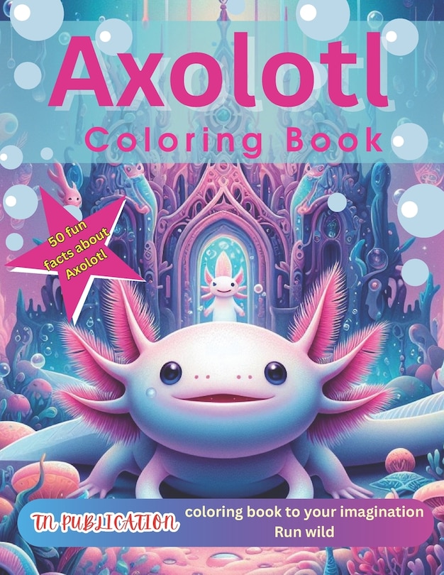 Front cover_Axolotl Coloring Book