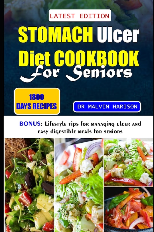 Front cover_Stomach Ulcer Diet Cookbook for Seniors