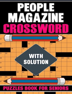 Couverture_People Magazine Crossword Puzzles Book For Seniors with Solution