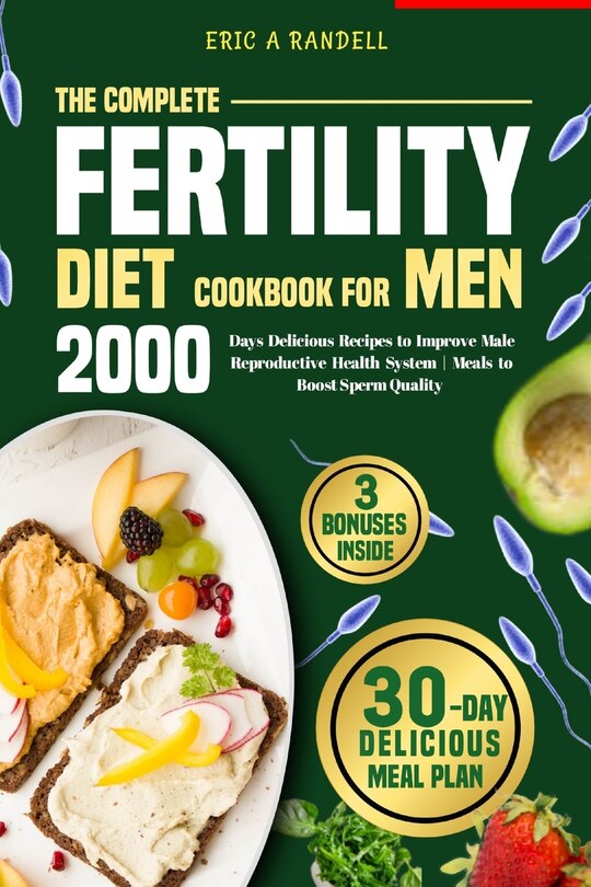 Front cover_The Complete Fertility Diet Cookbook for Men