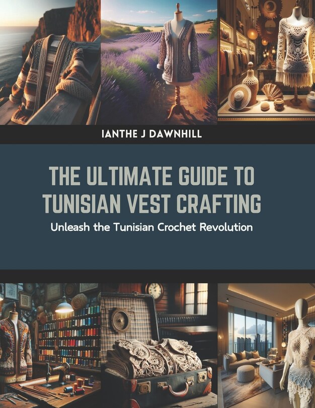 Front cover_The Ultimate Guide to Tunisian Vest Crafting