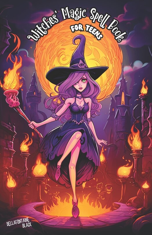 Front cover_Witches' Magic Spell Book for Teens
