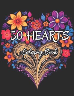 Front cover_50 Hearts Adult Coloring Book