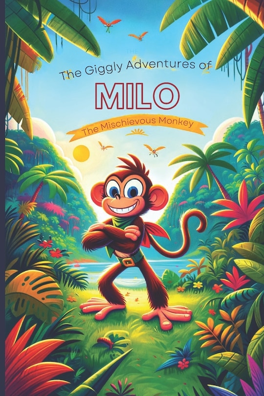 Front cover_The Giggly Adventures of Milo the Mischievous Monkey