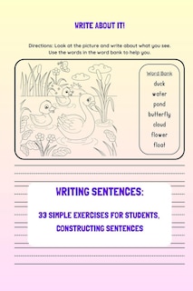 Front cover_Writing sentences