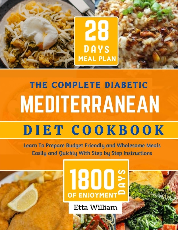 Front cover_The Complete Diabetic MEDITERRANEAN Diet Cookbook