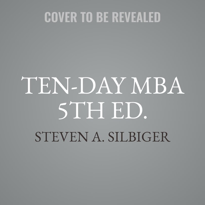 Front cover_Ten-Day MBA 5th Ed.