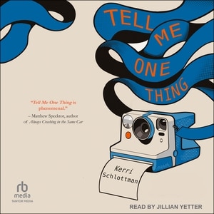 Front cover_Tell Me One Thing