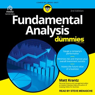 Couverture_Fundamental Analysis For Dummies, 3rd Edition