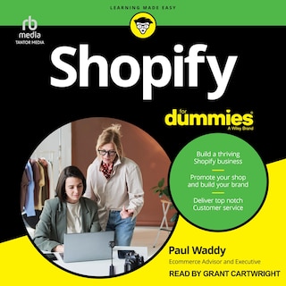 Front cover_Shopify For Dummies