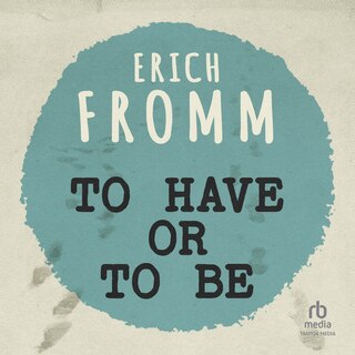 Front cover_To Have or To Be?