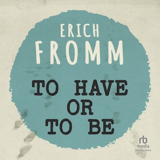 Front cover_To Have or To Be?
