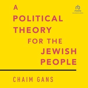 Front cover_A Political Theory for the Jewish People