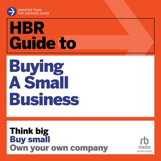 Front cover_HBR Guide to Buying a Small Business