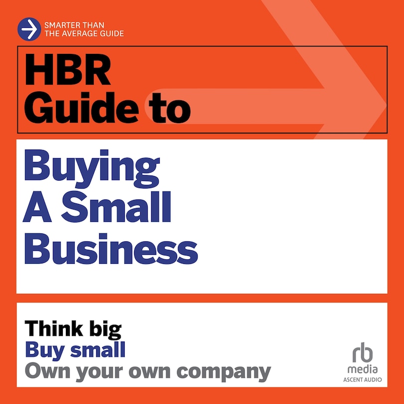 Front cover_HBR Guide to Buying a Small Business