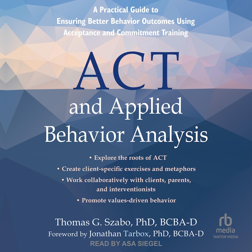 Front cover_ACT and Applied Behavior Analysis