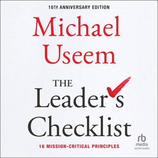 Front cover_The Leader's Checklist, 10th Anniversary Edition