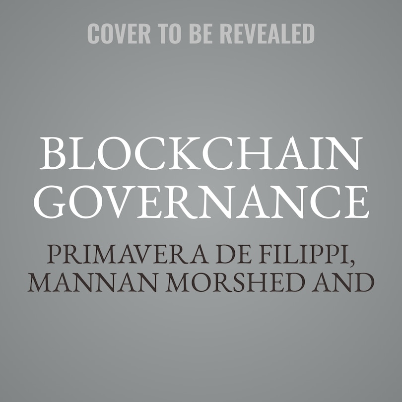 Front cover_Blockchain Governance