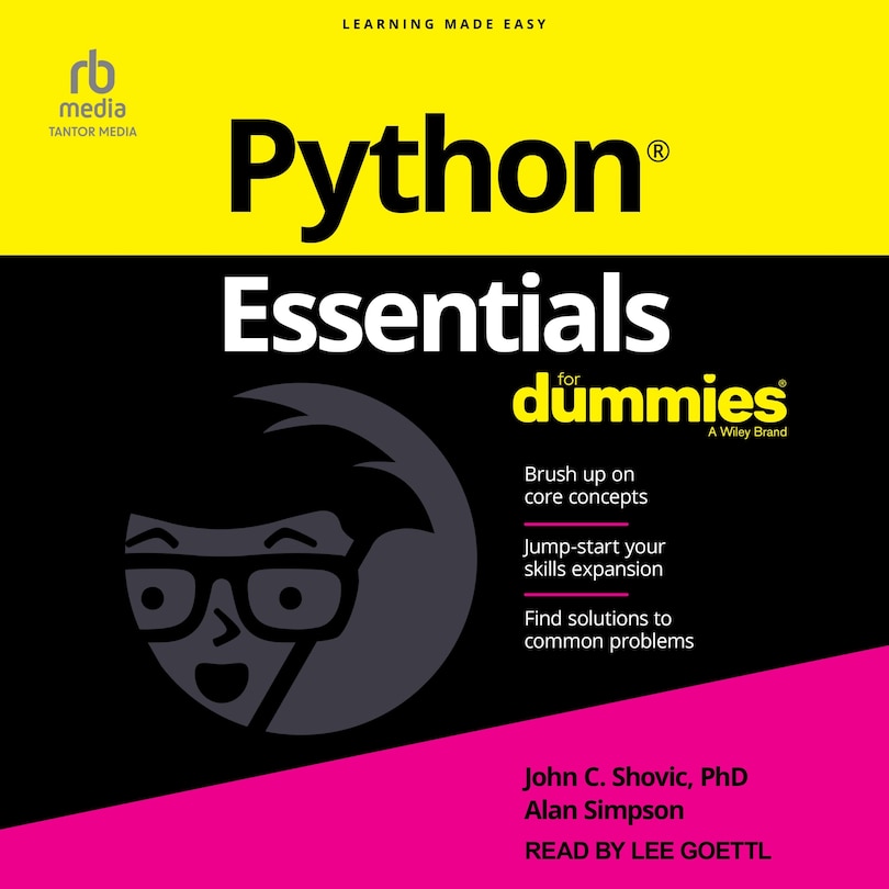 Front cover_Python Essentials For Dummies