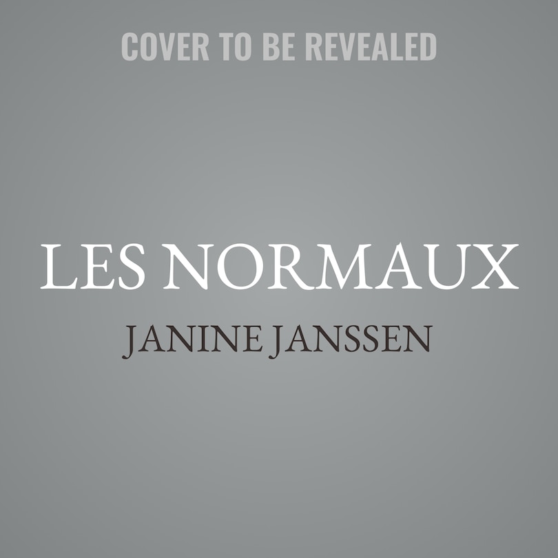 Couverture_Les Normaux