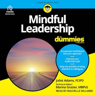 Front cover_Mindful Leadership For Dummies