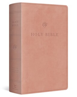 Couverture_ESV Large Print Personal Size Bible, Red Letter (Trutone, Blush Rose)