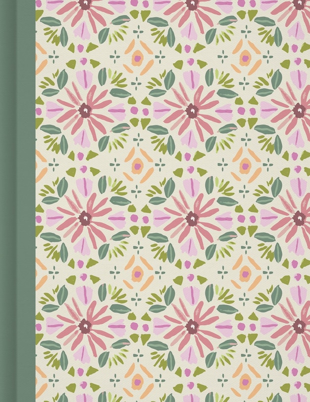 Front cover_ESV Single Column Journaling Bible, Artist Series (Cloth Over Board, Lulie Wallace, Penelope)