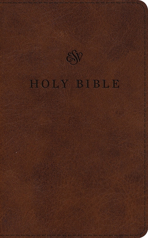 Front cover_ESV Premium Church Bible, Large Print (TruTone, Brown)