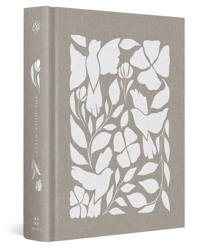 Front cover_ESV Single Column Journaling Bible, Hosanna Revival Series (Cloth Over Board, Norfolk Design)