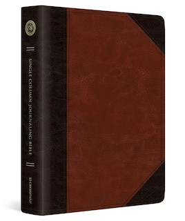 Couverture_ESV Single Column Journaling Bible (Trutone, Brown/Cordovan, Portfolio Design)