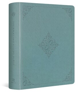 Front cover_ESV Journaling Study Bible (TruTone over Board, Paris Sky, Fleur-de-lis Design)