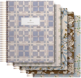 Front cover_ESV Spiral-Bound Journaling Bible, Five-Volume Set (Hardcover, Cover Artwork by Lulie Wallace)