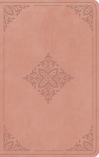 Couverture_ESV Giant Print Value Personal Size Bible (TruTone, Blush Rose, Fleur-de-lis Design)