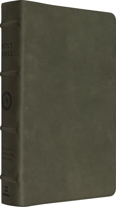 Front cover_ESV Heirloom Bible, Veritas: Single Column Edition (Cowhide, Tuscan Green)