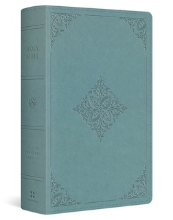 Front cover_ESV Single Column Heritage Bible (TruTone, Paris Sky, Fleur-de-lis Design)