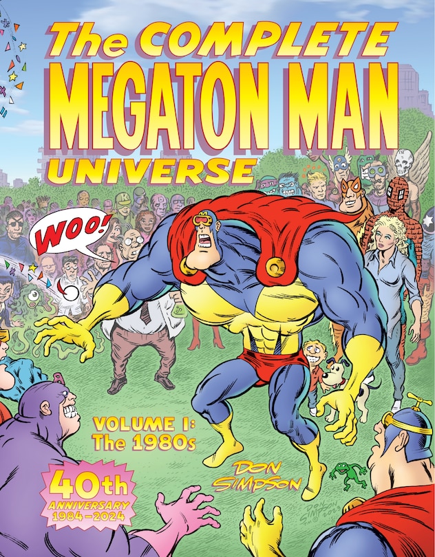 Front cover_The Complete Megaton Man Universe Volume 1