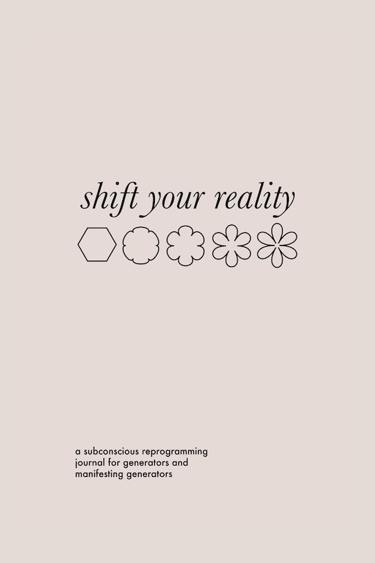 Couverture_Shift Your Reality Guided Journal for Generators and MGs (Softcover)