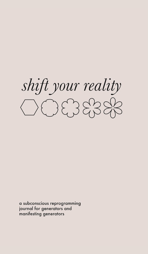 Couverture_Shift Your Reality Guided Journal for Generators and MGs (Hardcover)