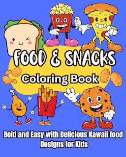 Front cover_Food and Snacks Coloring Book