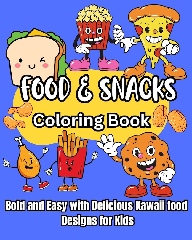 Front cover_Food and Snacks Coloring Book