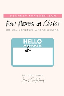 Front cover_Journey through our New Names in Christ
