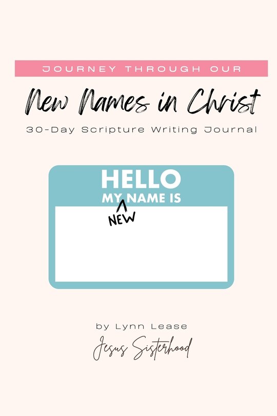 Front cover_Journey through our New Names in Christ