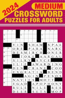 Couverture_2024 Medium Crossword Puzzles for Adults