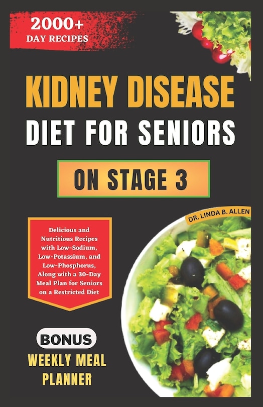 Front cover_Kidney Disease Diet for Seniors on Stage 3